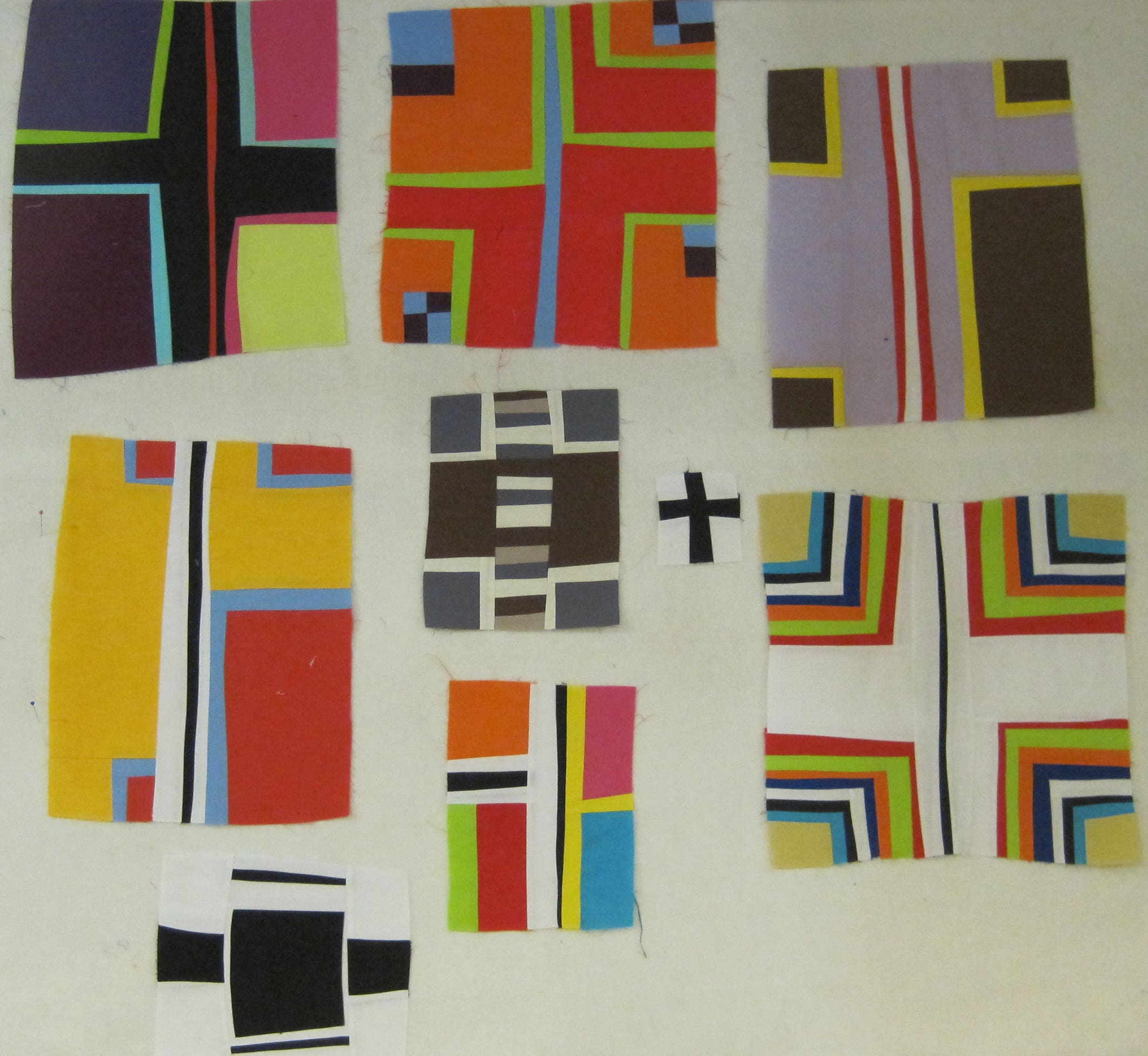 So, these are my very first baby steps--the beginning of the series I call Color Grids.