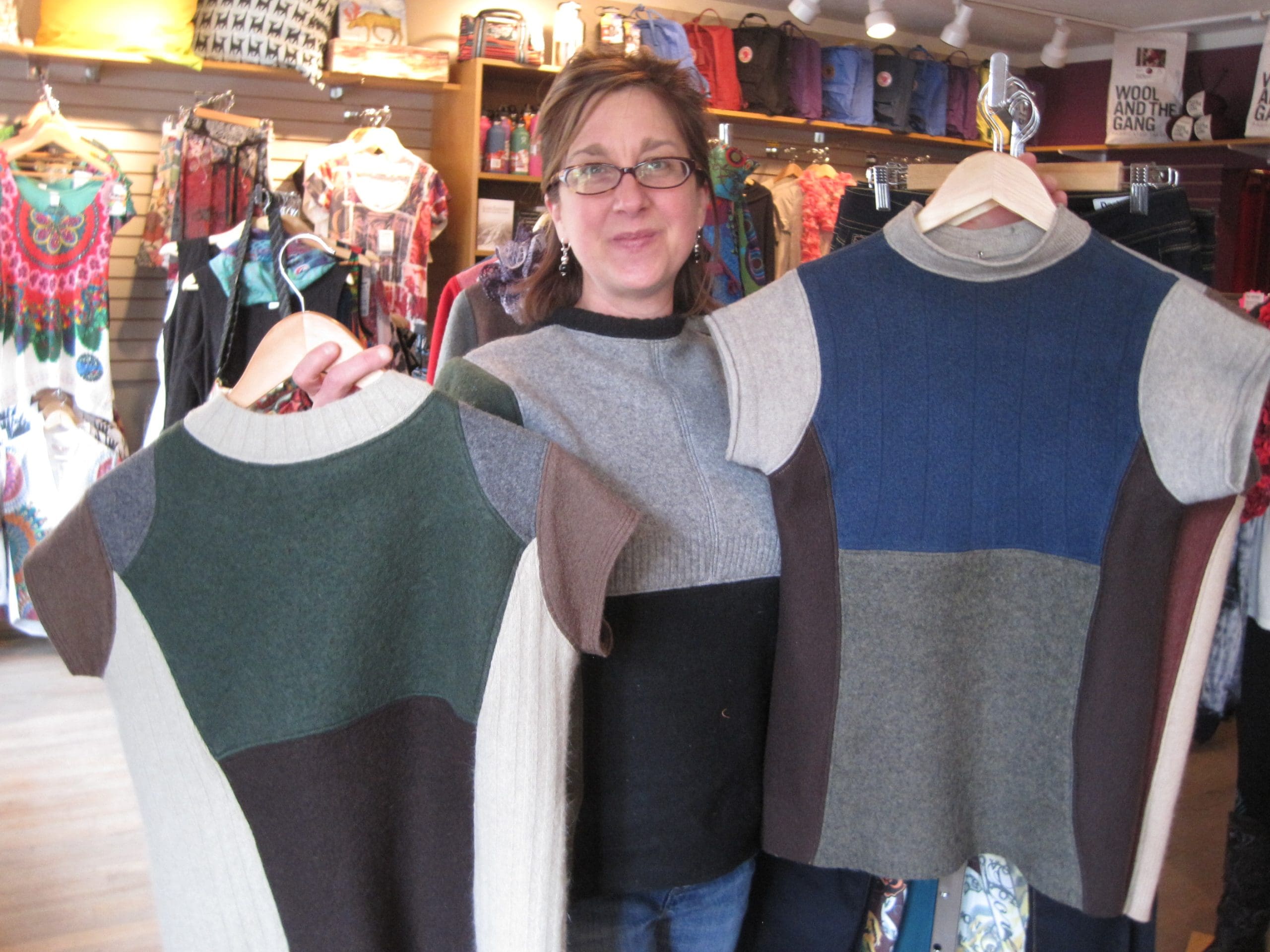 Who knew I would become a sweater sales person? 