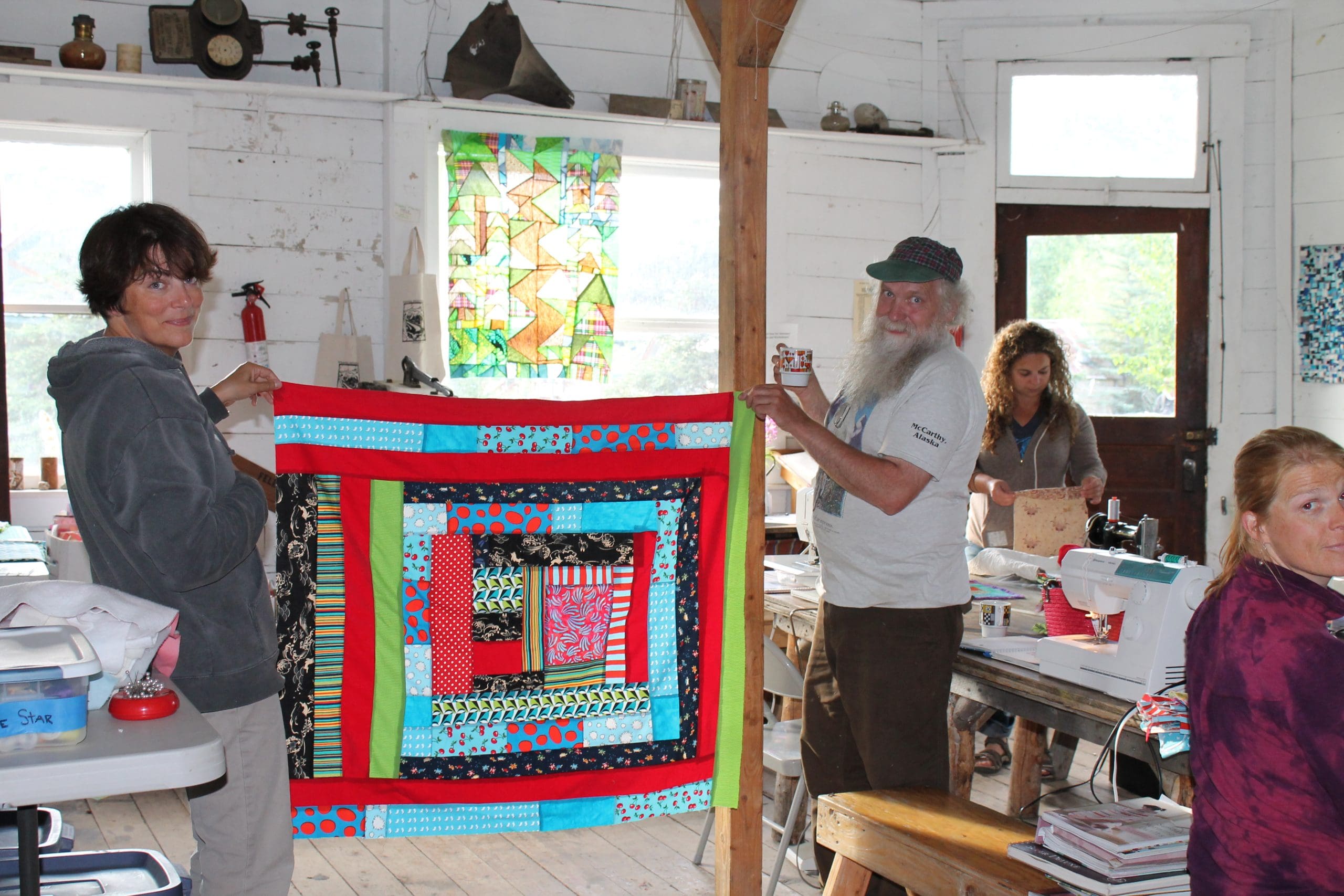 Beth made this fabulous baby quilt and that was just the beginning of her projects.