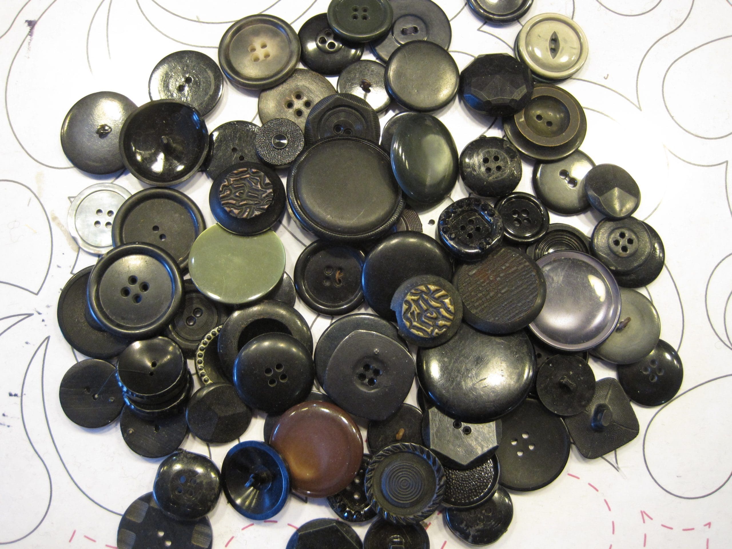 Maria Shell Vintage Buttons